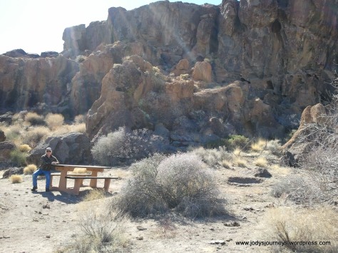Hole in the Wall picnic area Mojave 