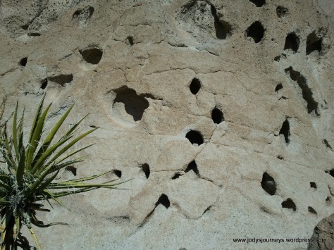 holes in rock mojave